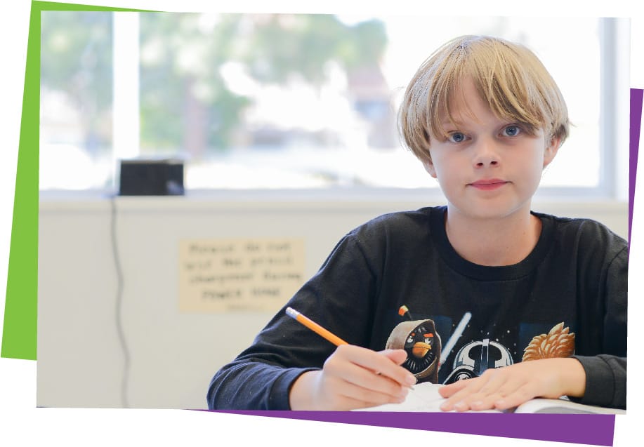 Child Studying At an Enrichment Program at The Boys and Girls Clubs