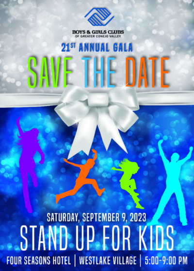 Save The Date Gala 2023 For The Boys and Girls Clubs of Greater Conejo Valley