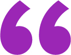 Purple Quote Mark